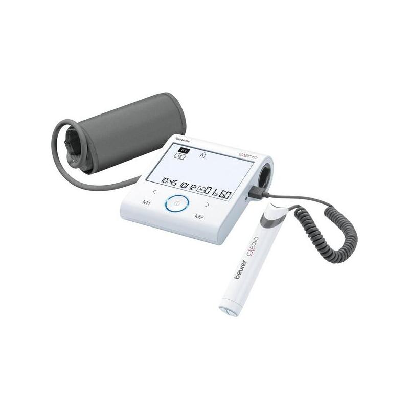 Tensiómetro Beurer Bm 96 Cardio Con Función Ecg Blanco/Gris 65801
