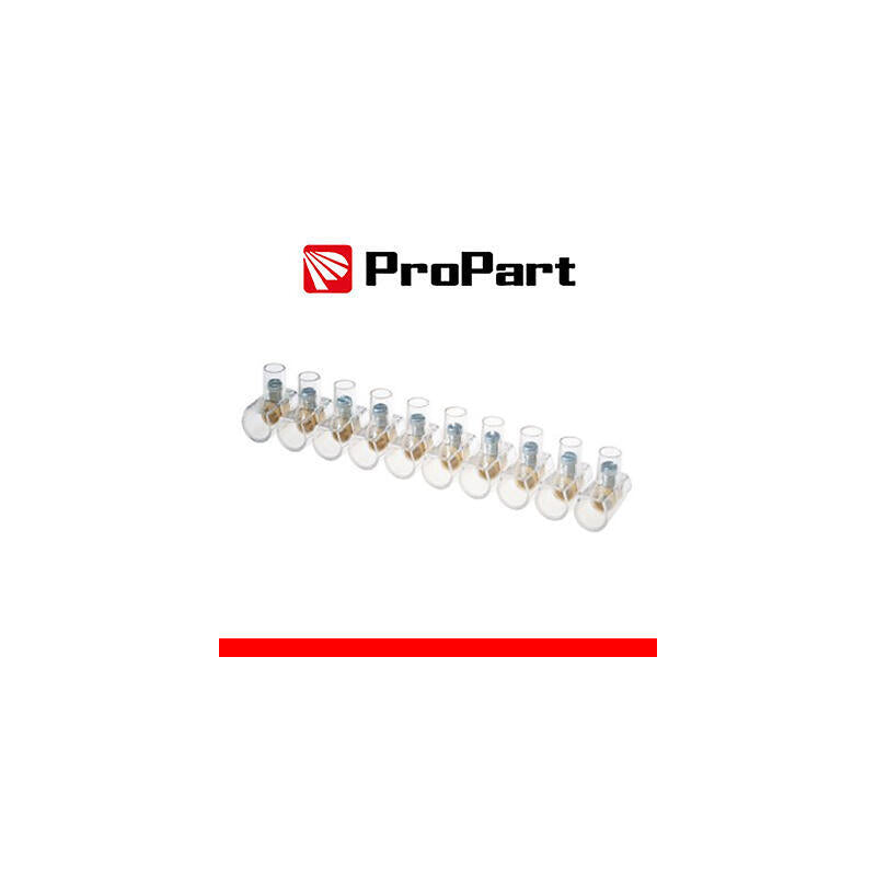 Terminales Voladores Transparentes 10 Polos 4 Mm2 500v 10pcs