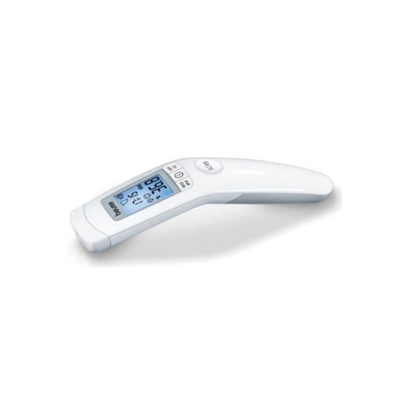 Beurer Termómetro De Fiebre Infrarrojo Digital Sin Contacto Ft 90, Pantalla Digital