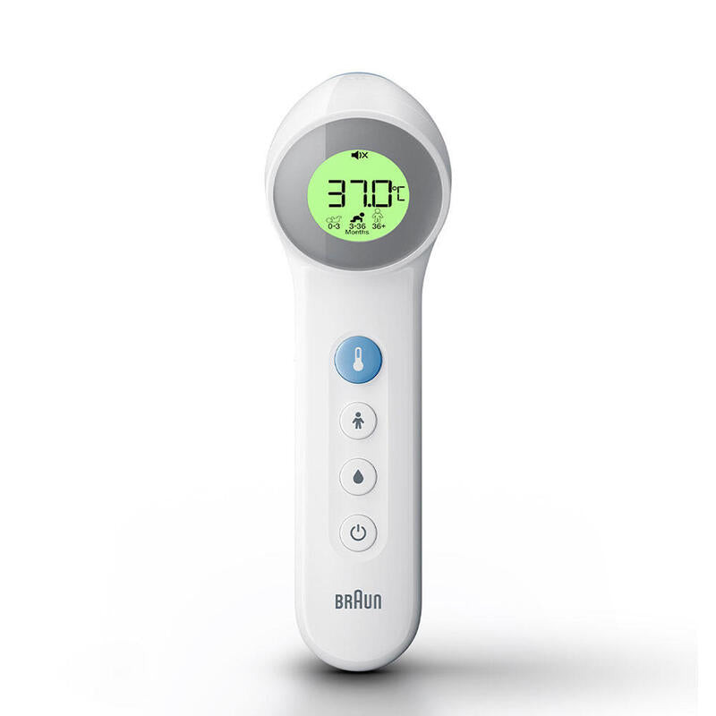 Termometro Corporal Braun Bnt400we Sin Contacto + Frontal Con Age Precision