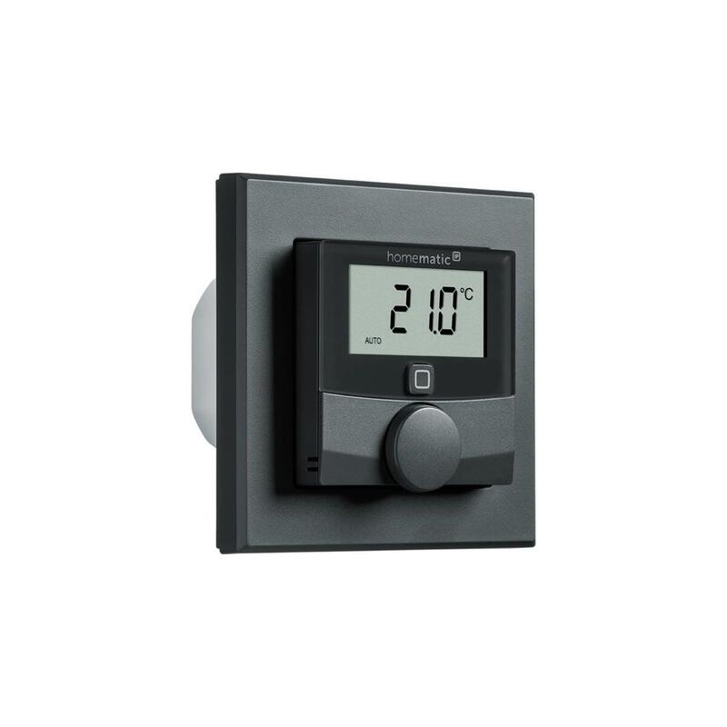 Termostato De Pared Homematic Ip Con Salida De Conmutación (Hmip-Bwth-A) Antracita, Para Interruptor De Marca 230v 159928a0