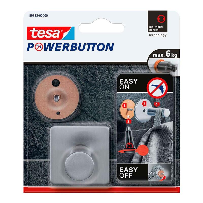 Tesa Powerhtton Classic Haken Eckig 6kg