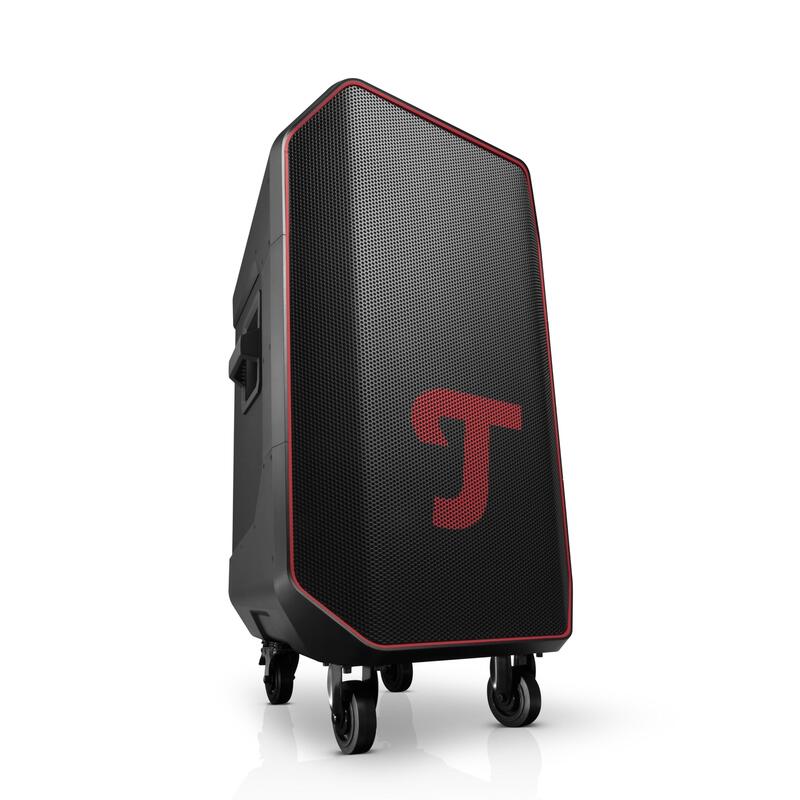 Teufel Rockster 2 Wireless Event-Azultooth-Speaker Negro Rojo