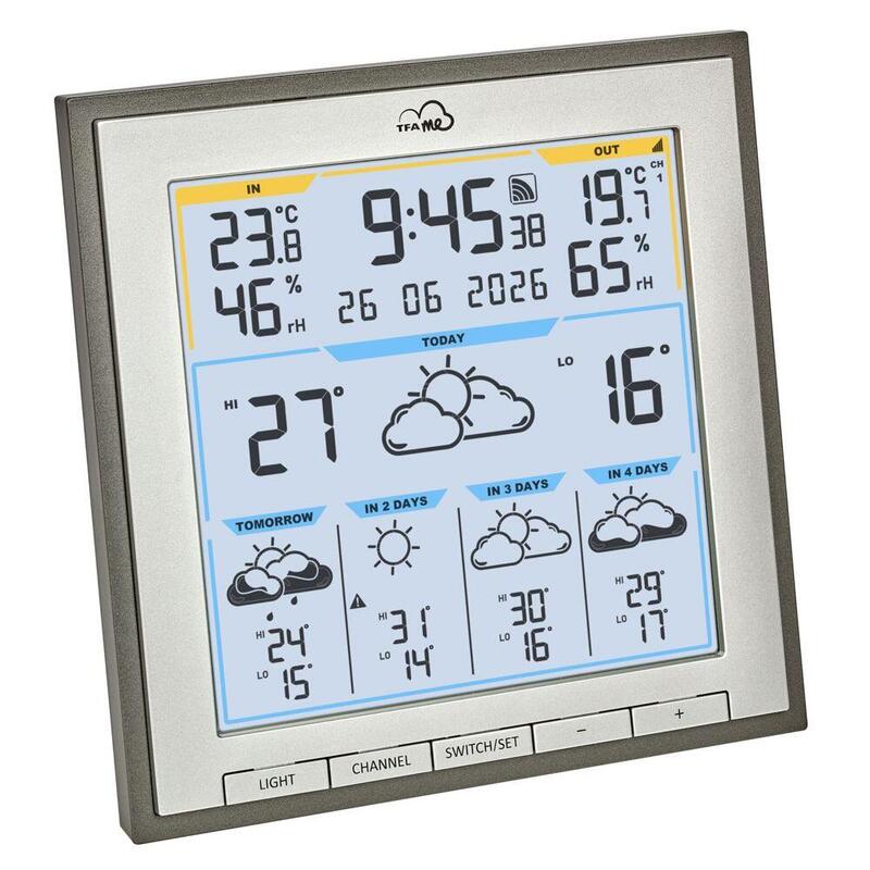 Tfa Tfa.Me 35.8105.10 Id-08 Wlan Funk-Wetterstation Grau