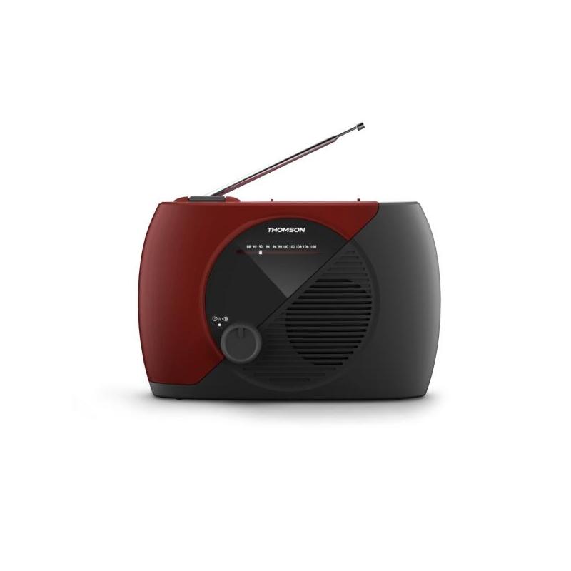 Thomson Rt353 Radio Fm Portatil - Color Ganate/Negro