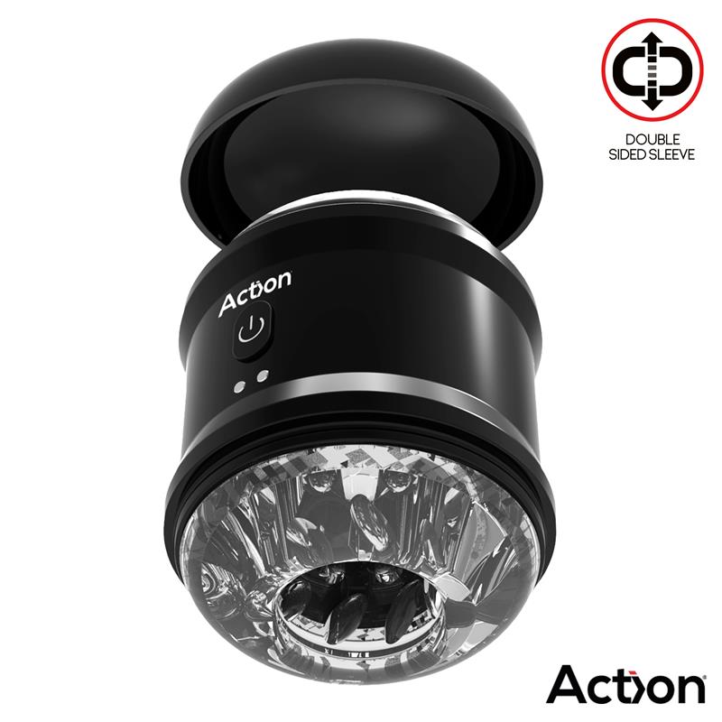 Thor Masturbador Con Vibración Doble Orificio