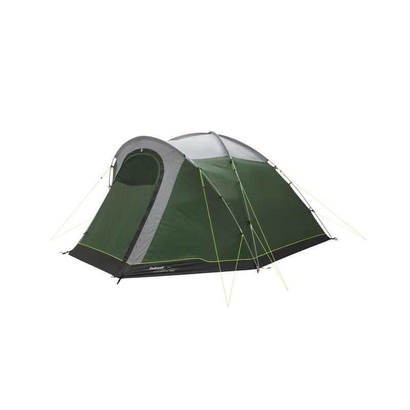 Tienda De Campaña Domo Outwell Cloud 5 De Dos Habitaciones Para 5 Personas, Verde, Gris
