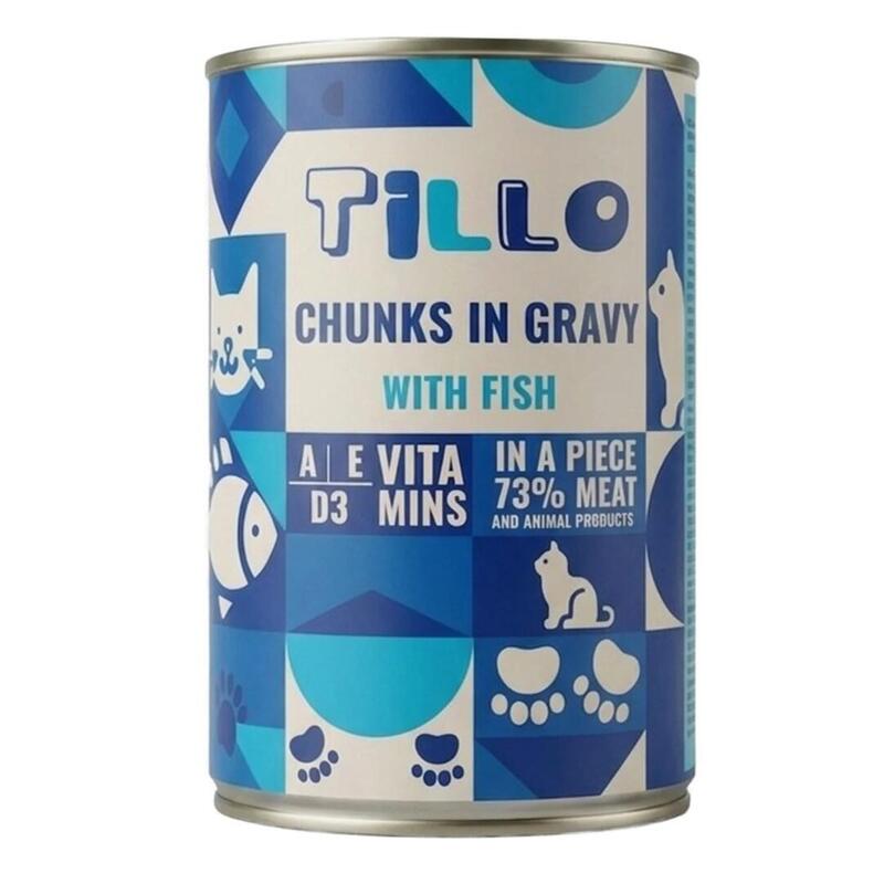 Tillo Chunks In Gravy Fish - Comida Húmeda Para Gatos - 415g
