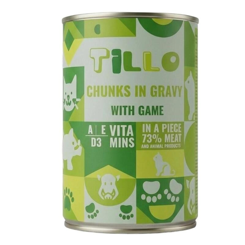 Tillo Chunks In Gravy Game - Comida Húmeda Para Gatos - 415g