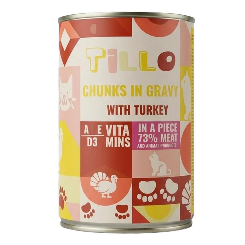 Tillo Chunks In Gravy Turkey - Comida Húmeda Para Gatos - 415g
