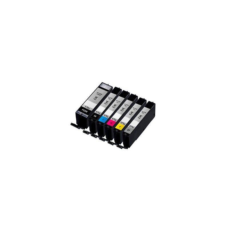 Tinta Compatible Canon 571xl Negro 10.8ml Con Chip Mg5700,Mg6800,Mg7700 Cli-571bkxl