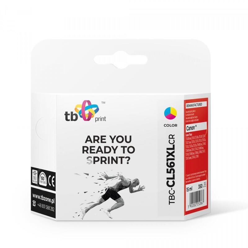 Tinta Compatible Canon Cl-561 Xl Tbc-Cl561xlcr Reman.