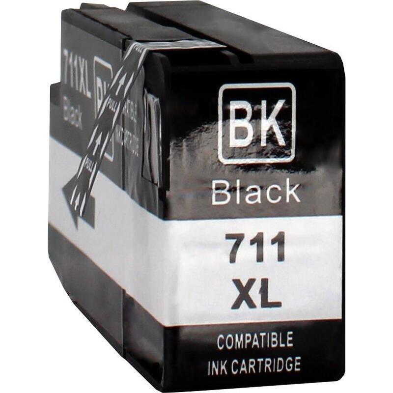 Tinta Compatible Hp 711xl Negro Cz133a/Cz129a