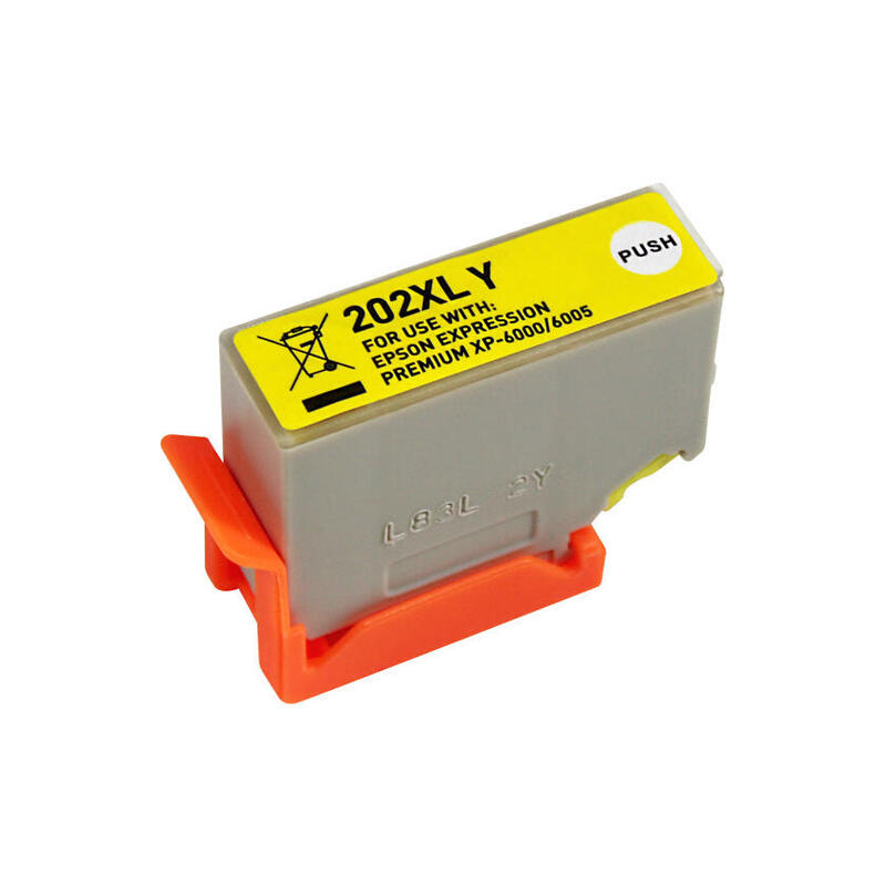 Tinta Generica Para Epson T02h4/T02f4 Yelow (202xl) C13t02h44010/C13t02f44010