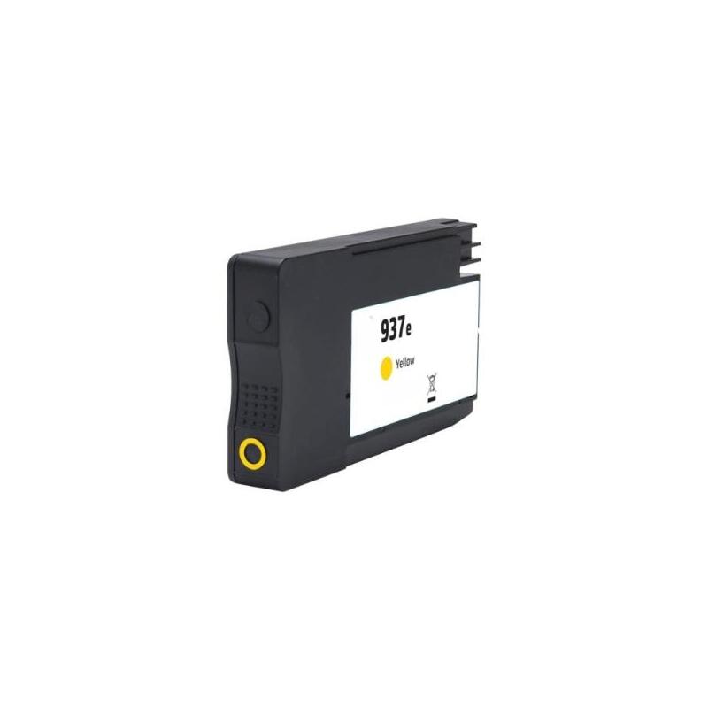 Tinta Hp 937e Xl Amarillo Generica - Reemplaza 4s6w8ne/4s6w4ne (Chip Reforzado Contra Actualizaciones)