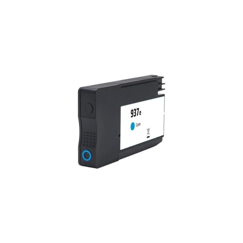 Tinta Hp 937e Xl Cyan Reemplaza 4s6w6ne/4s6w2ne (Chip Reforzado Contra Actualizaciones)
