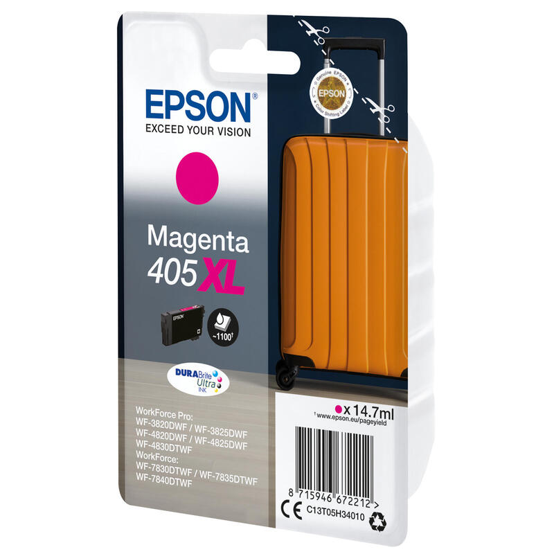 Tinta Original Epson 405 Xl Alta Capacidad Magenta