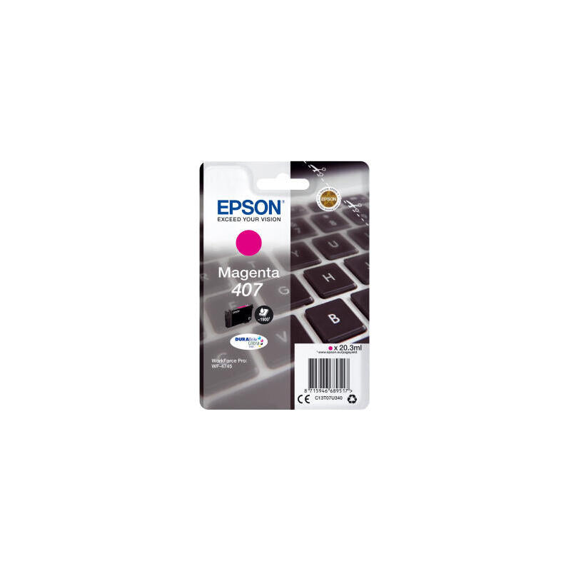 Tinta Original Epson 407l Magenta