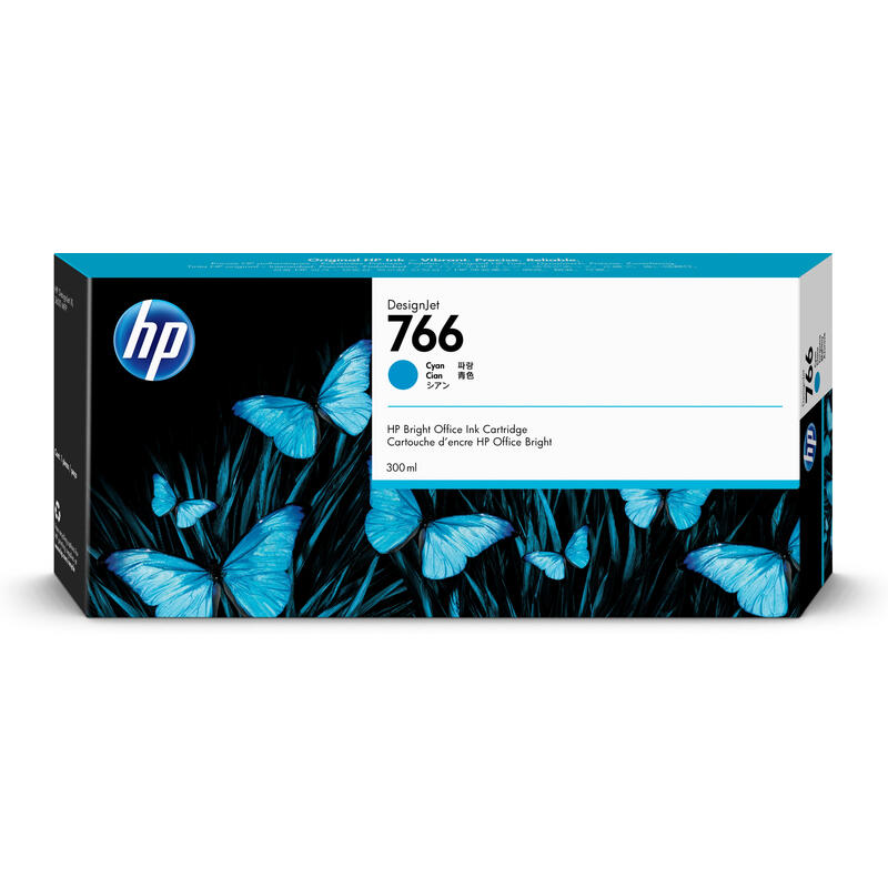 Tinta Original Hp 766 Cian 1 Pieza(S)