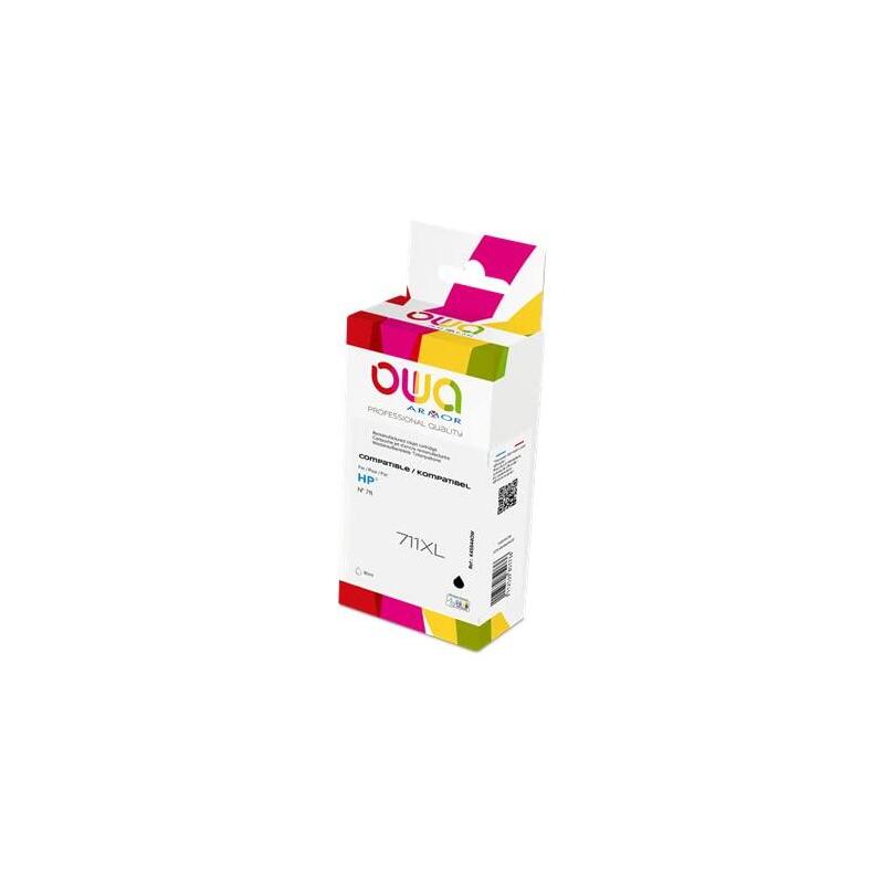 Tinta Owa Compatible Con Hp 711bk Negro (80ml)