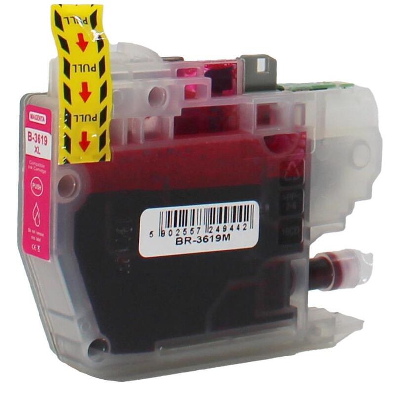 Tinta Para Brother Lc3619xlm Magenta 18 Ml Bulk