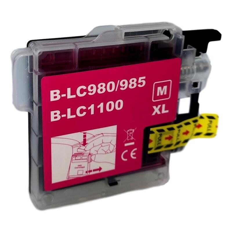Tinta Para Brother Lc980m / Lc985m / Lc1100m Magenta 12 Ml Bulk