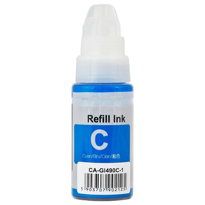 Tinta Para Canon Gi-490c Cyan 70 Ml Bulk