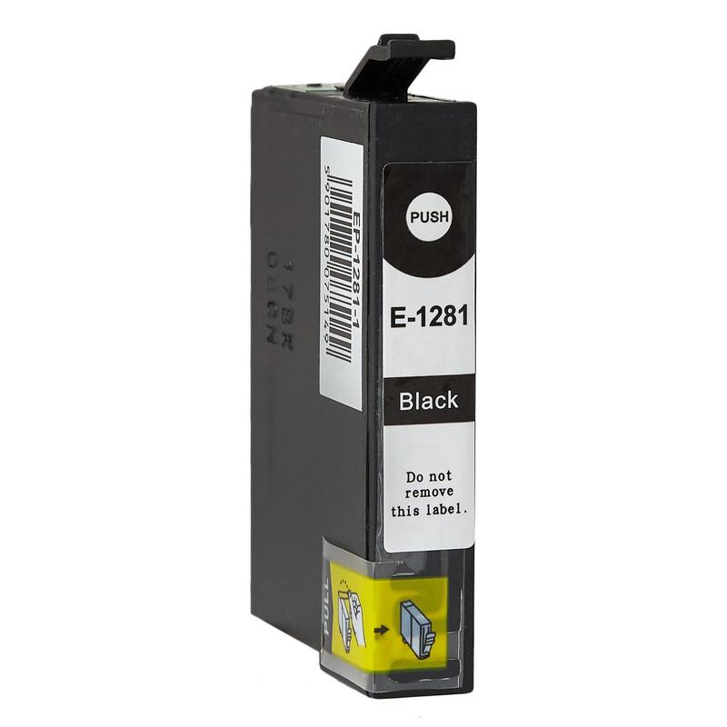 Tinta Para Epson C13t12814011 / T1281 Negro 12 Ml Bulk
