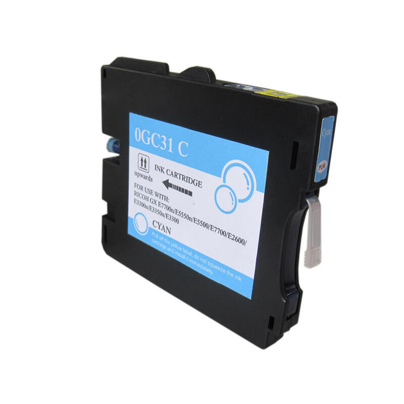 Tinta Pigmentada Compatible Ricoh Gc31c Cyan 405689