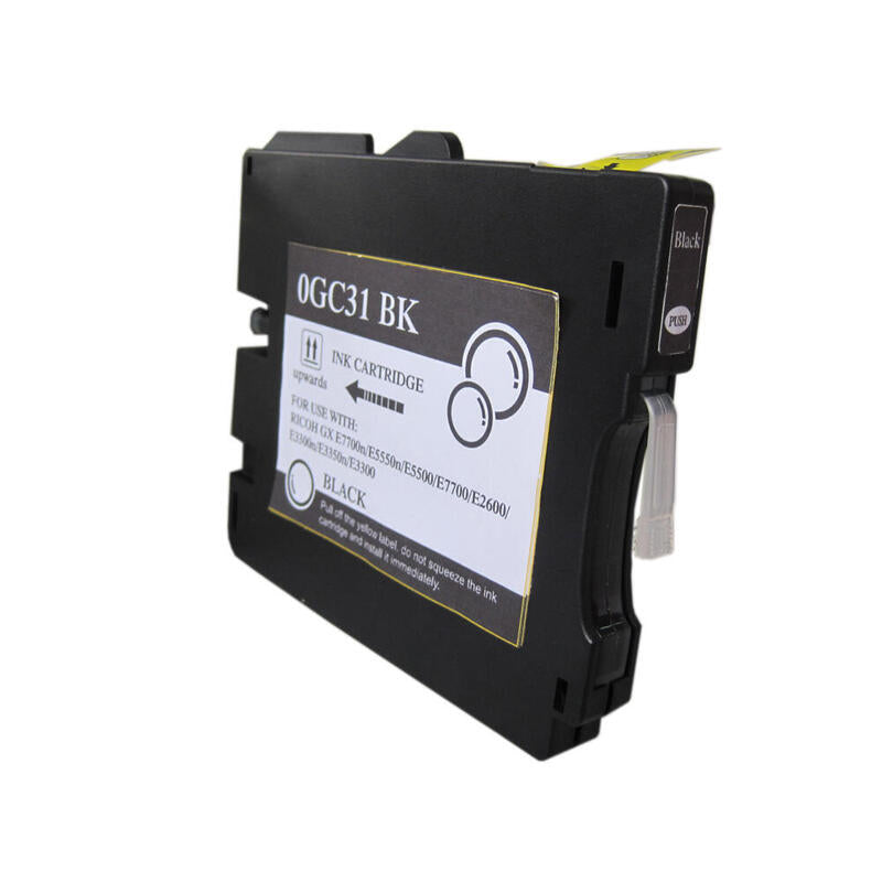 Tinta Pigmentada Compatible Ricoh Gc31k Negro 405688