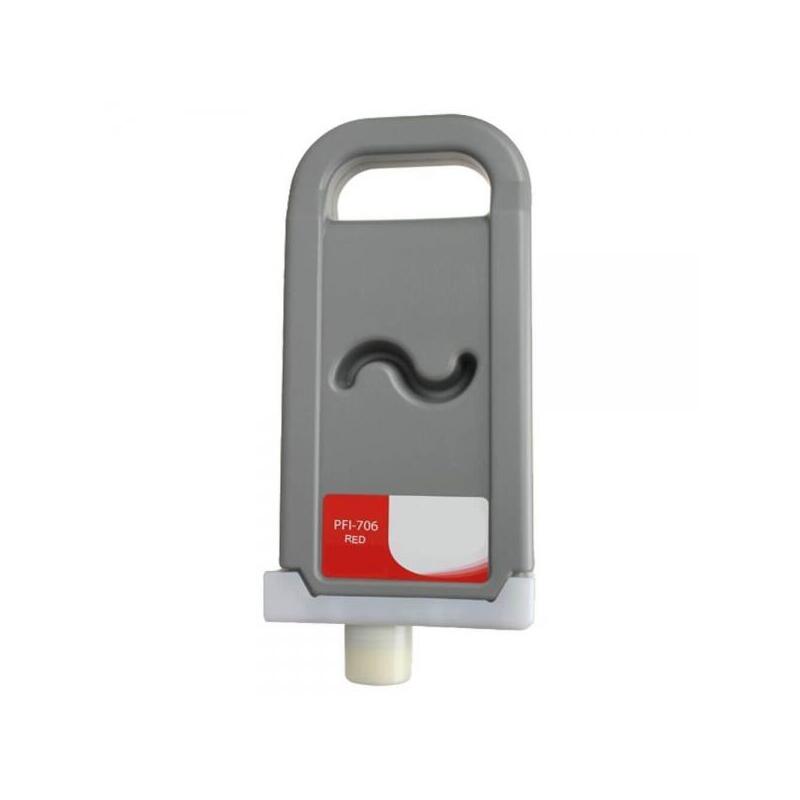 Tinta Pigmentada Generico Para Canon Pfi706/Pfi306 Rojo 6687b001/6663b001