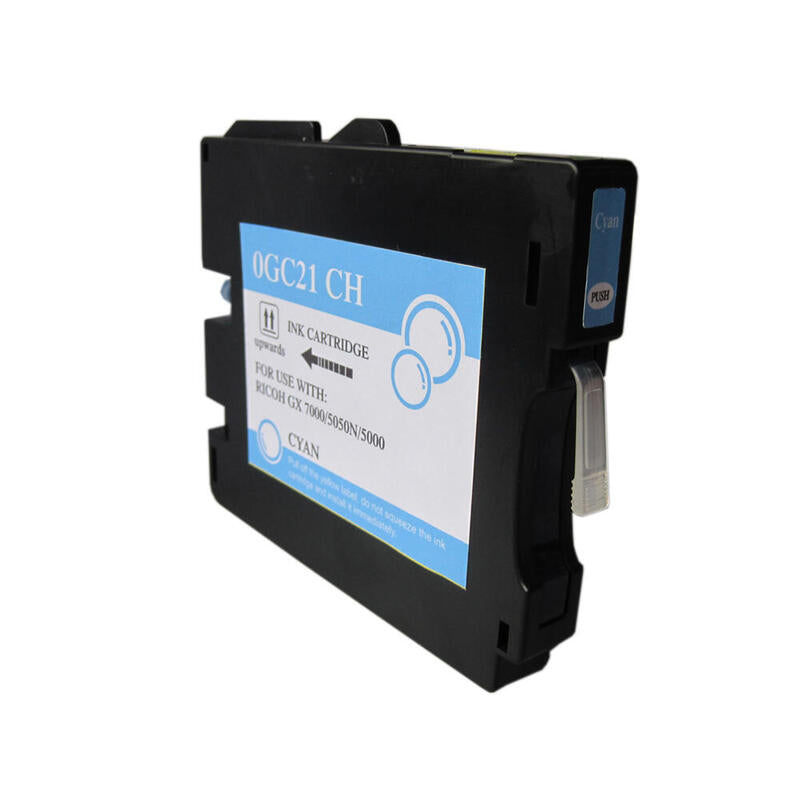 Tinta Pigmentada Generico Para Ricoh Gc21c Cyan 405533