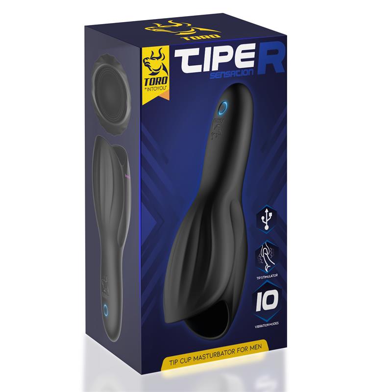 Tiper Copa Masturbadora Para El Pene Silicona Usb