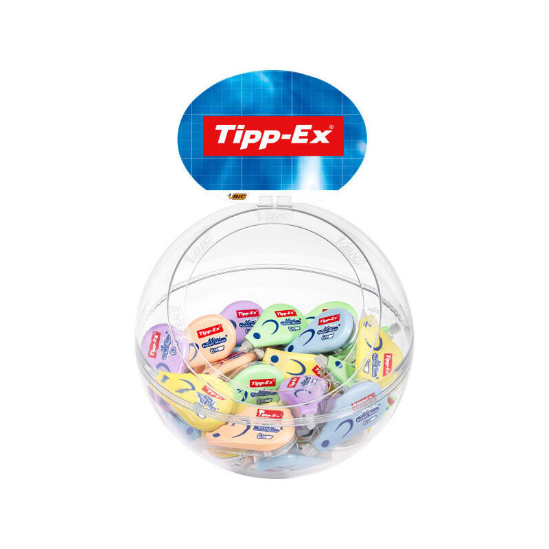 Tipp-Ex Mini Pocket Mouse Pastel Expositor Con 40 Cintas Correctoras 5mm X 6m - Resistente - Escritura Instantanea