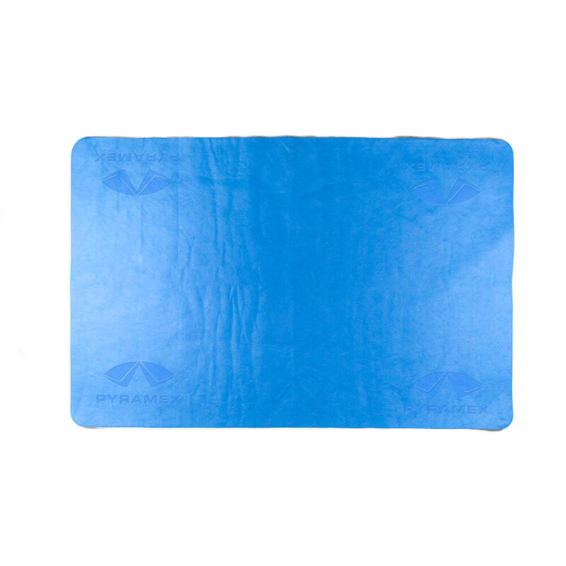 Toalla Reutilizable Refrescante Envolvente, Azul, 66 X 43 Cm