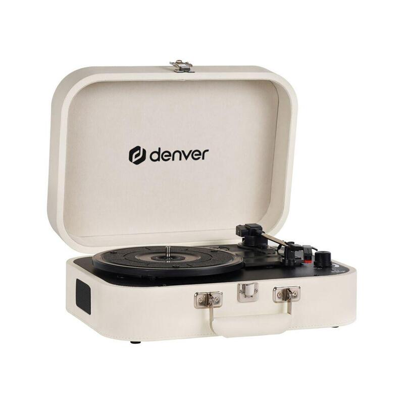Tocadiscos Denver Vpl-130 De Tracción Directa Beige Automático