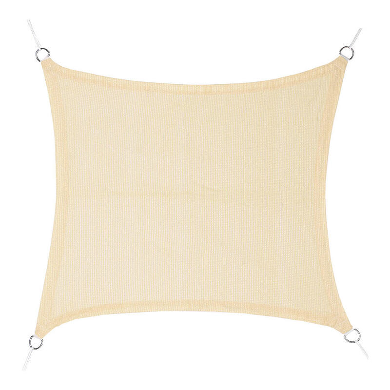 Toldo Vela Cuadrado Beige 5 X 5 M