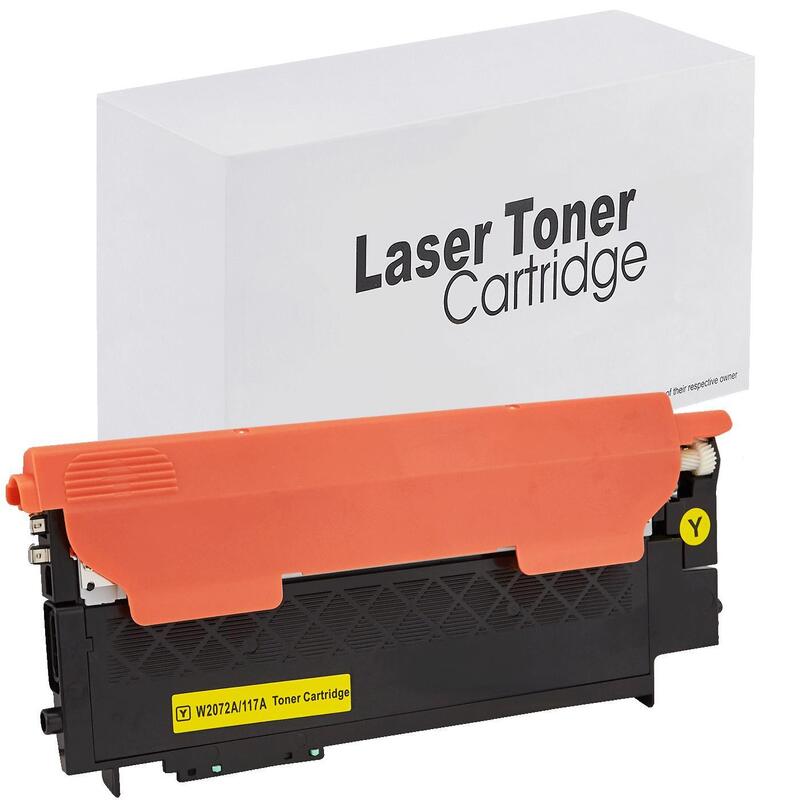 Toner Compatible Hp W2072a / 117a / Amarillo / Con Chip