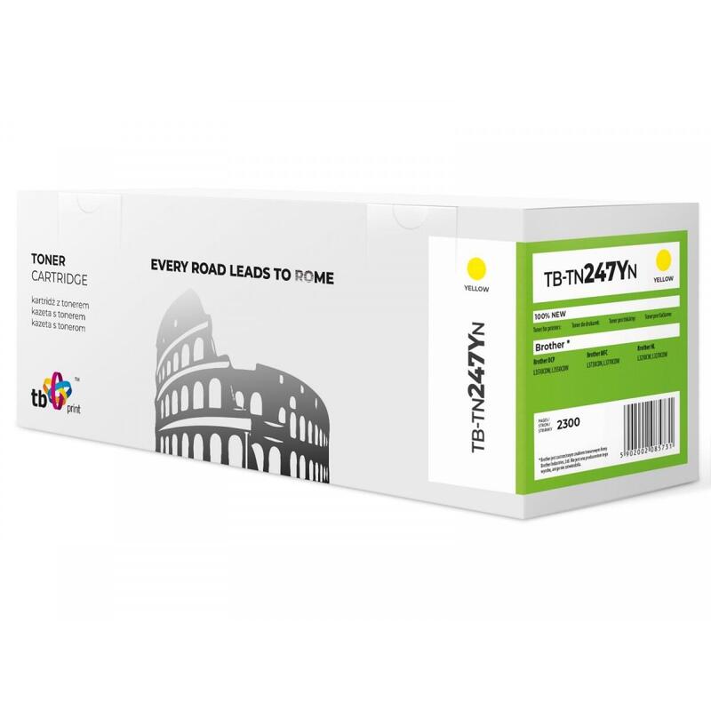 Toner Compatible Para Brother Tn247 Y Tb-Tn247yn Ye 100% Ne