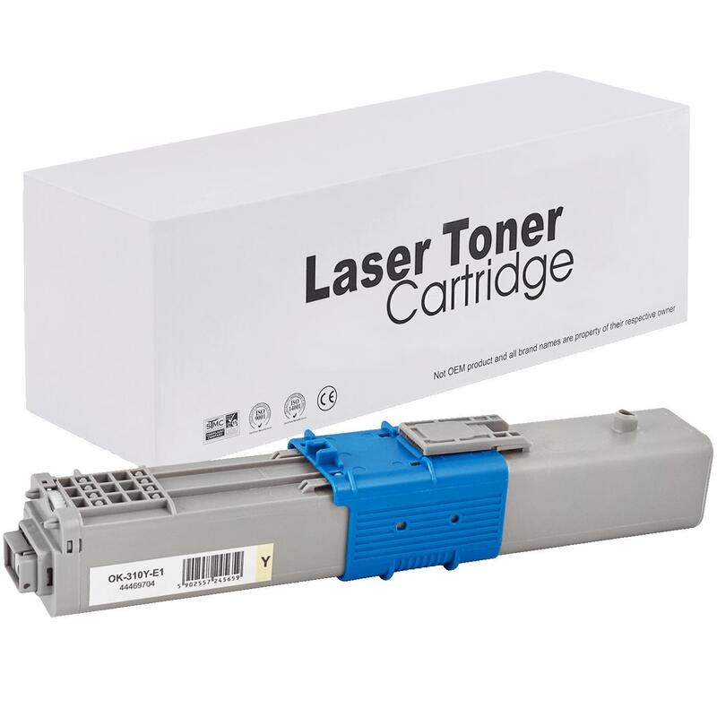 Tóner Para Oki 44469704 Amarillo 2000 Páginas Neutral Box