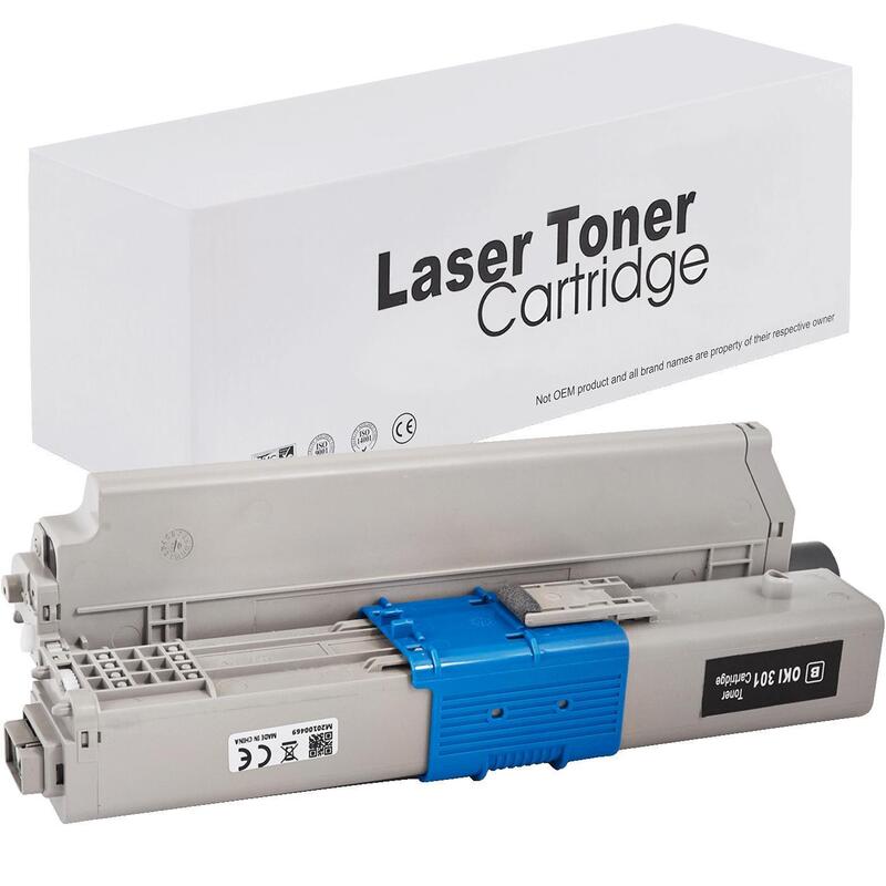 Tóner Para Oki 44973536 Negro 2200 Páginas Neutral Box