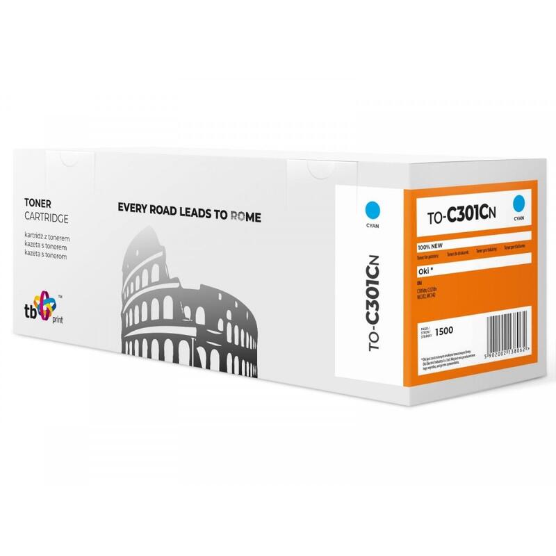 Toner Para Oki C301 To-C301cn Cy 100% New