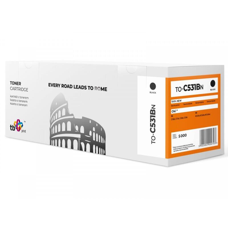 Toner Para Oki C531 To-C531bn Bk 100% New