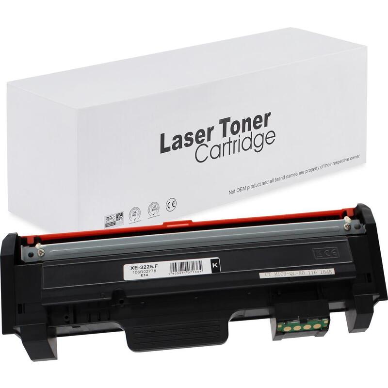 Tóner Para Xerox 106r02778 / 3052 / 3260 / 3215 / 3225 New Chip Negro 3000 Páginas Neutral Box