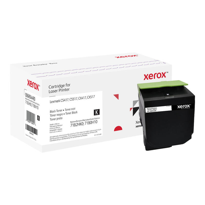Tóner Xerox 006r04490 Compatible Con Lexmark 71b2hk0 71b0h10 Negro