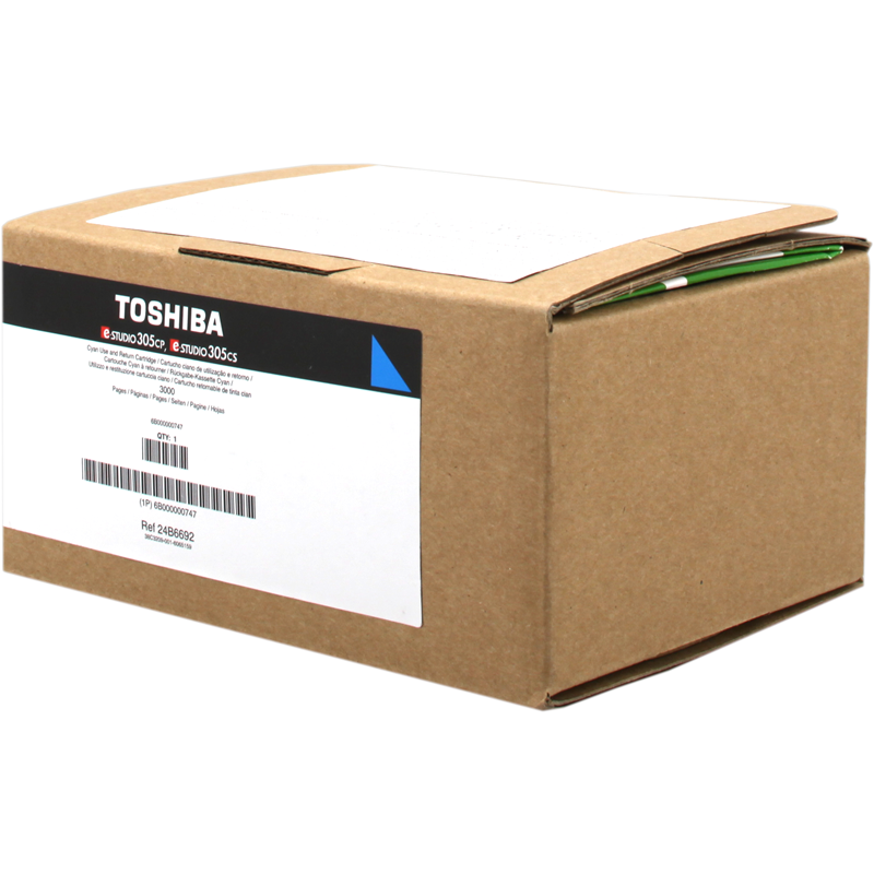 Toshiba Tóner Cian T-Fc305pc-R 6b000000747 3000 Copias Cartucho De Impresión Retornable