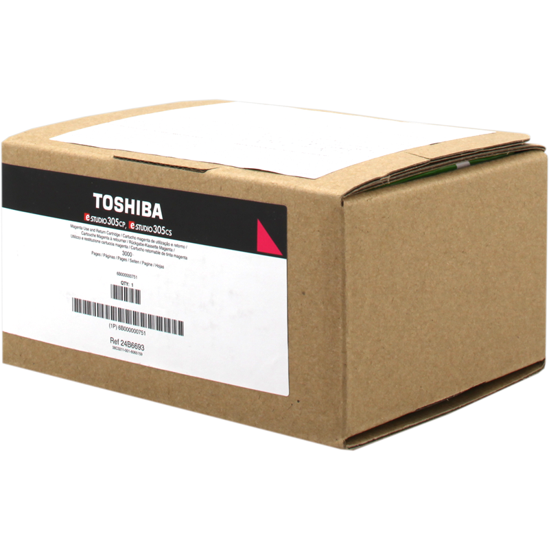 Toshiba Tóner Magenta T-Fc305pm-R 6b000000751 3000 Copias Cartucho De Impresión Retornable