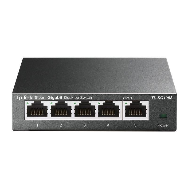 Tp-Link Tl-Sg105s 5 Puertos 10 / 100 / 1000 Mbps Negro