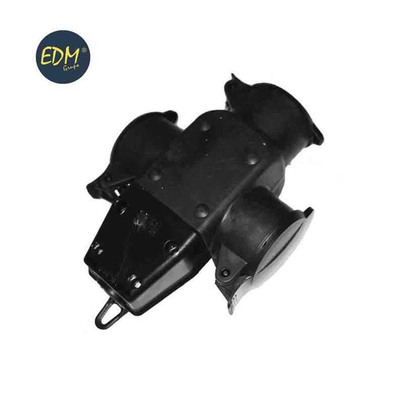 Triple De Goma Aereo T/Tl 16a Ip44 Con Tapas De Proteccion