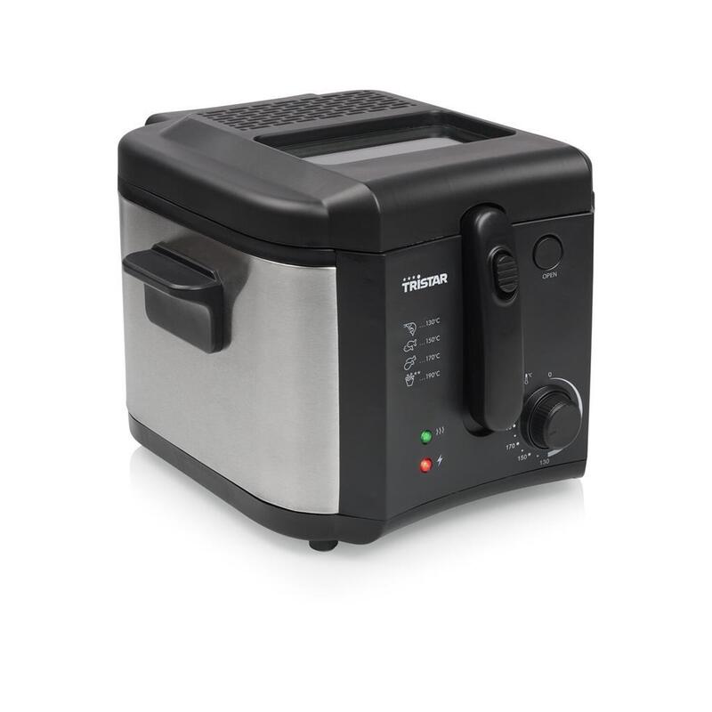 Tristar Fr-6878 Deep Fryer, 2.5 L, 1600 W, Black Stainless Steel